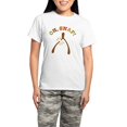 thumbnail image 1 of CafePress - Oh, Snap Wishbone Women's Light Pajamas - Women's Short Sleeve Print T-Shirt and Pants Light Cotton Pajama Set, 1 of 7