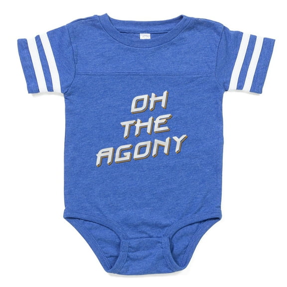 CafePress - Oh The Agony - Cute Infant Baby Football Bodysuit