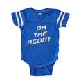 thumbnail image 1 of CafePress - Oh The Agony - Cute Infant Baby Football Bodysuit, 1 of 3