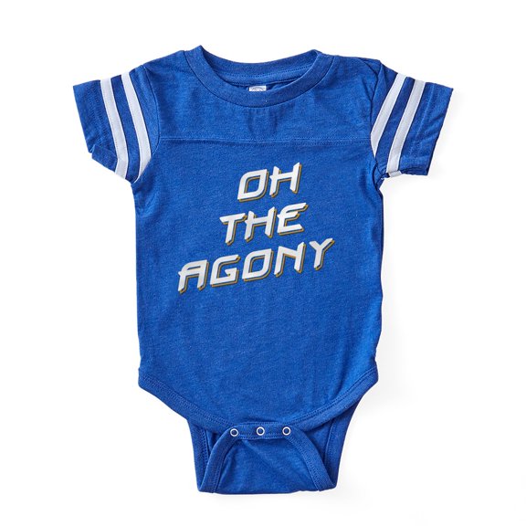 CafePress - Oh The Agony - Cute Infant Baby Football Bodysuit