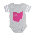 thumbnail image 1 of CafePress - Ohio - Cute Infant Baby Football Bodysuit, 1 of 3