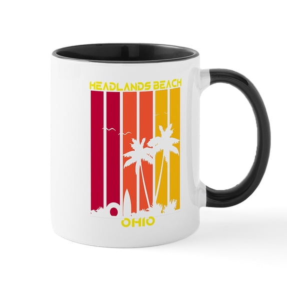 CafePress - Ohio Headlands Beach State Park Mugs - 11 oz Ceramic Mug - Novelty Coffee Tea Cup