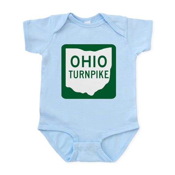 CafePress - Ohio Turnpike Infant Bodysuit - Baby Light Bodysuit, Size Newborn - 24 Months