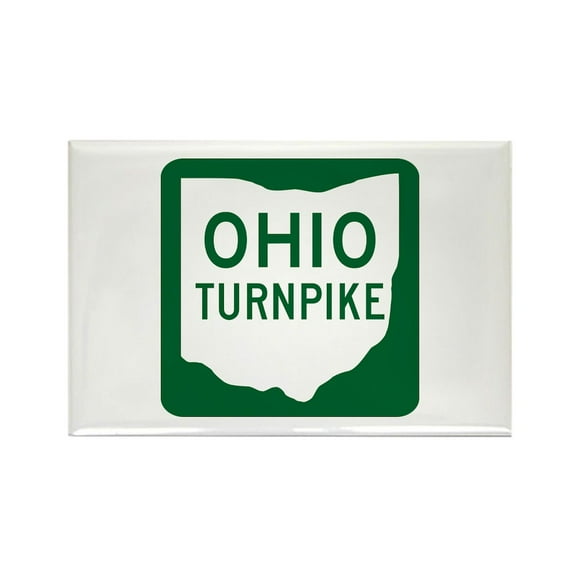 CafePress - Ohio Turnpike - Rectangle Magnet, 2"x3" Refrigerator Magnet