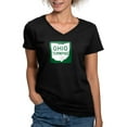 thumbnail image 1 of CafePress - Ohio Turnpike Women's V Neck Dark T Shirt - Women's V-Neck Dark T-Shirt, 1 of 4