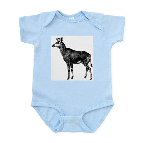 CafePress - Okapi (Front Only) Infant Bodysuit - Baby Light Bodysuit, Size Newborn - 24 Months