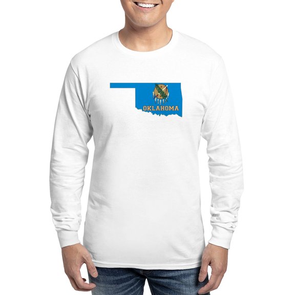 CafePress - Oklahoma Flag Long Sleeve T Shirt - Unisex Cotton Long Sleeve T-Shirt