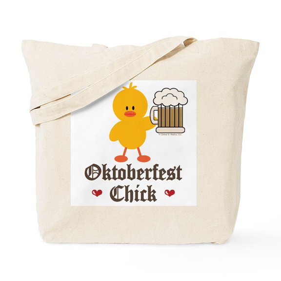 CafePress - Oktoberfest Chick Tote Bag - Unisex Canvas Tote Bag, Beige, 1-Piece