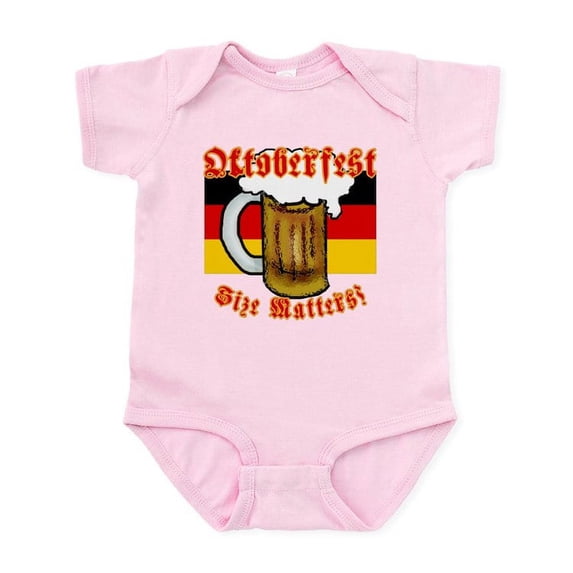 CafePress - Oktoberfest Size Matters! Infant Bodysuit - Baby Light Bodysuit, Size Newborn - 24 Months