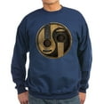 thumbnail image 1 of CafePress - Old And Worn Acoustic Guitars Yin Yang Sweatshirt - Classic Crew Neck Sweatshirt, 1 of 4