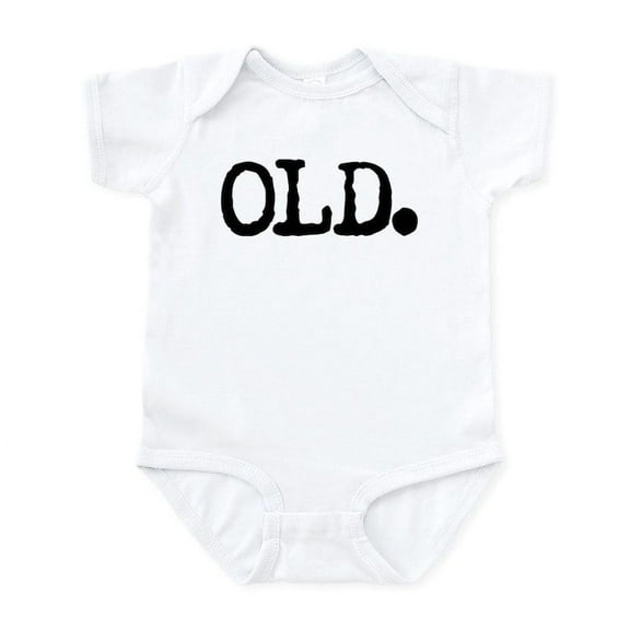 CafePress - Old Baby Light Bodysuit - Baby Light Bodysuit, Size Newborn - 24 Months