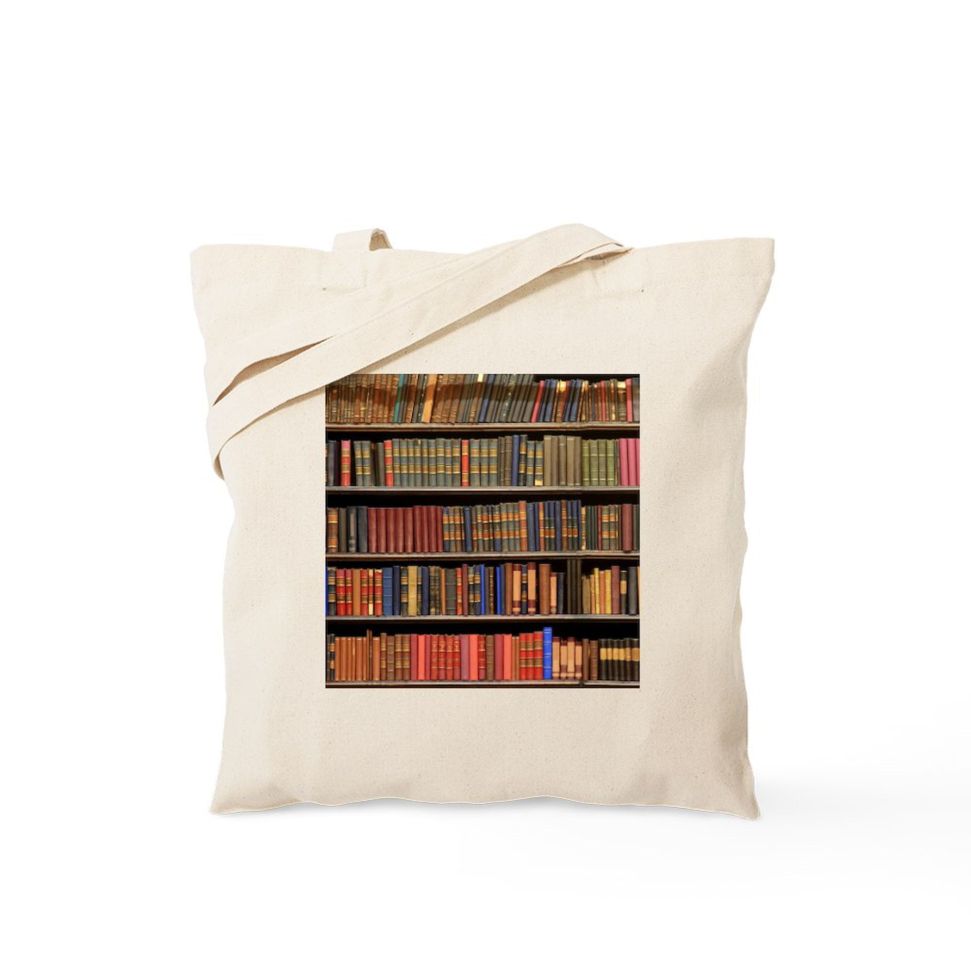 CafePress 'Books Are A Bridge' Tote Bag - Natural Canvas Reusable Shopping Bag