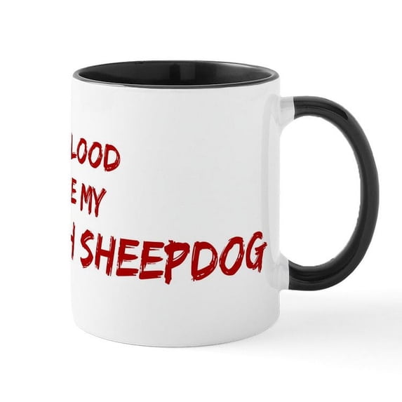 CafePress - Old_English_Sheepdog Ceramic Mug - 11 oz Ceramic Mug - Novelty Coffee Tea Cup