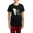 thumbnail image 1 of CafePress - Old English Sheepdog Women's Dark Pajamas - Women's Short Sleeve Print T-Shirt and Pants Dark Cotton Pajama Set, 1 of 7