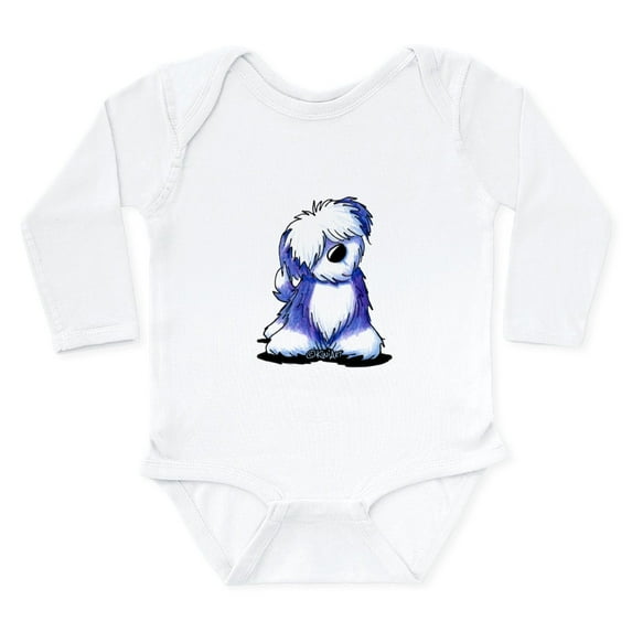 CafePress - Old English Sheepie Long Sleeve Infant Bodysuit - Long Sleeve Cotton Baby Bodysuit