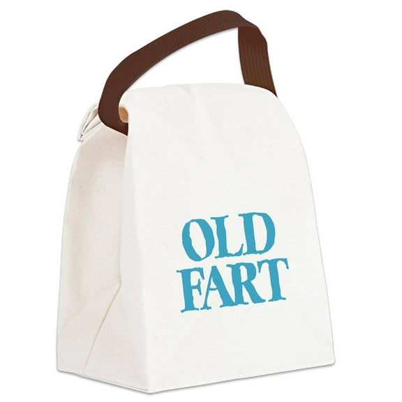 CafePress - Old Fart - Canvas Lunch Bag with Strap Handle