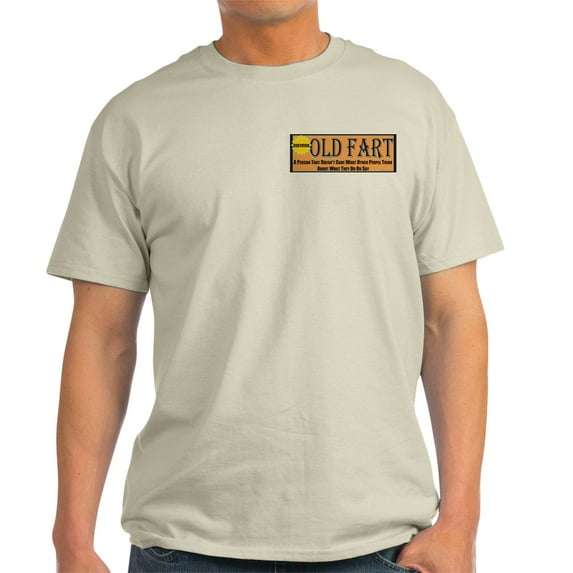 CafePress - Old Fart Motto T Shirt - Men's Classic Graphic T-Shirt