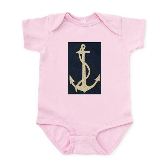 CafePress - Old Flag Anchor Infant Bodysuit - Baby Light Bodysuit, Size Newborn - 24 Months