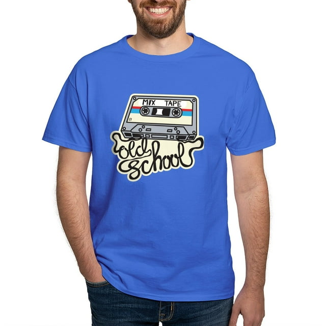 CafePress - Old School T Shirt - 100% Cotton T-Shirt