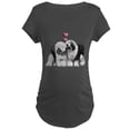 thumbnail image 1 of CafePress - Ole English Sheepdog Pair Maternity Dark T Shirt - Maternity Dark T-Shirt, 1 of 3