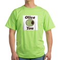 thumbnail image 1 of CafePress - Olive You Ash Grey T Shirt - Light T-Shirt - CP, 1 of 4