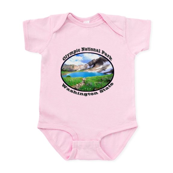 CafePress - Olympic National Park Infant Bodysuit - Baby Light Bodysuit, Size Newborn - 24 Months