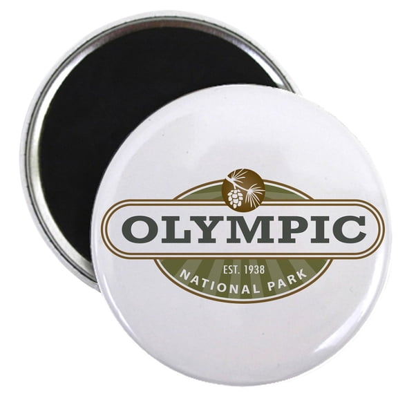 CafePress - Olympic National Park Magnets - 2.25" Round Magnet, Refrigerator Magnet, Button Magnet Style
