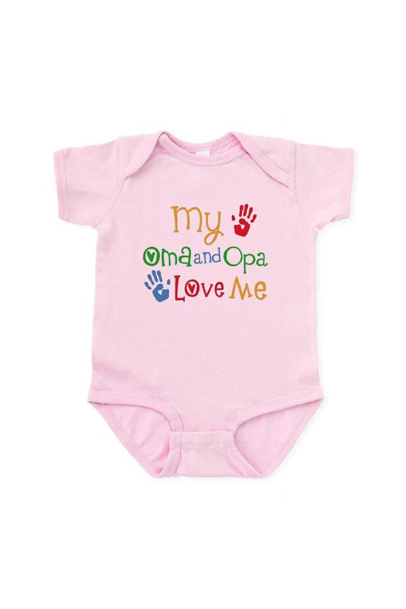 - Oma And Opa Love Me Body Suit - Baby Light Bodysuit, Size Newborn - 24 Months