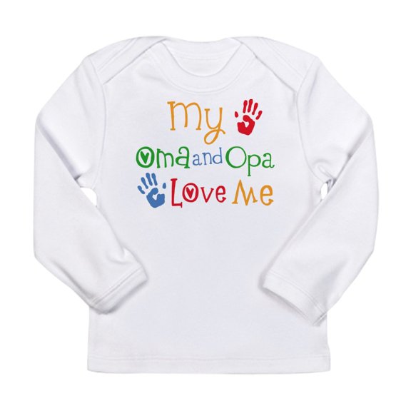 CafePress - Oma And Opa Love Me Long Sleeve T Shirt - Long Sleeve Infant T-Shirt