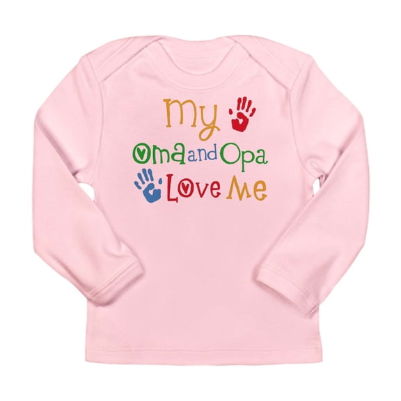 CafePress - Oma And Opa Love Me Long Sleeve T Shirt - Long Sleeve Infant T-Shirt