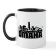 thumbnail image 1 of CafePress - Omaha Skyline Mug - 11 oz Ceramic Mug - Novelty Coffee Tea Cup, 1 of 6