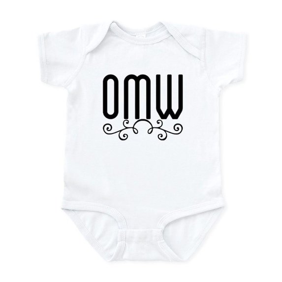 CafePress - Omw Body Suit - Baby Light Bodysuit, Size Newborn - 24 Months