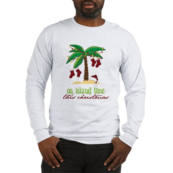 CafePress - On Island Time Long Sleeve T Shirt - Unisex Cotton Long Sleeve T-Shirt
