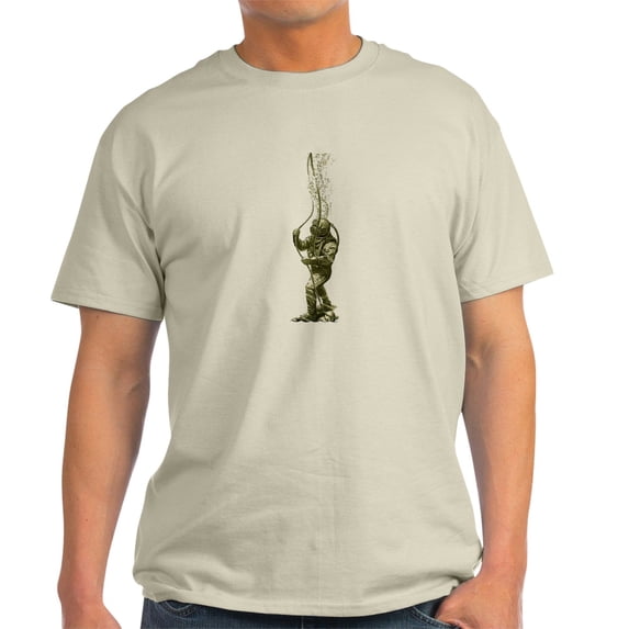 CafePress - On The Bottom Light T Shirt - Men's Classic Graphic T-Shirt