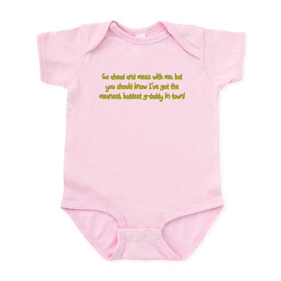 CafePress - One Bad G Daddy Infant Bodysuit - Baby Light Bodysuit, Size Newborn - 24 Months