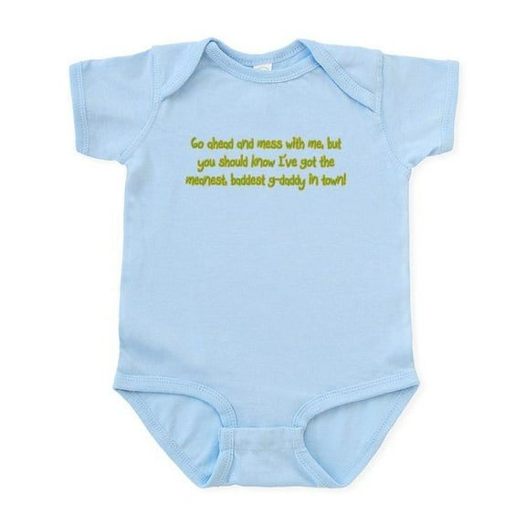 CafePress - One Bad G Daddy Infant Bodysuit - Baby Light Bodysuit, Size Newborn - 24 Months