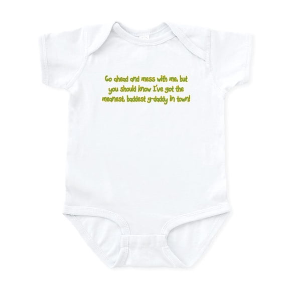 CafePress - One Bad G Daddy Infant Bodysuit - Baby Light Bodysuit, Size Newborn - 24 Months