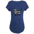 thumbnail image 1 of CafePress - One Cat Short Of Crazy Maternity Dark T Shirt - Maternity Dark T-Shirt, 1 of 3