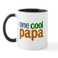 thumbnail image 1 of CafePress - One Cool Papa Grandpa T Shirts Mug - 11 oz Ceramic Mug - Novelty Coffee Tea Cup, 1 of 6