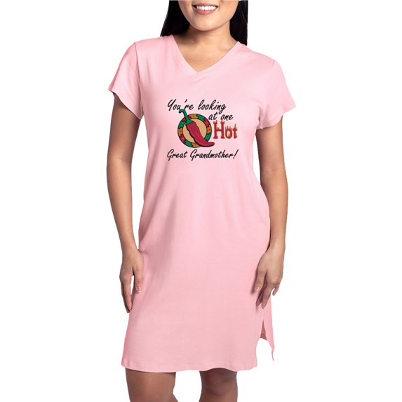 CafePress - One Hot Great Grandmother - Women's Nightshirt