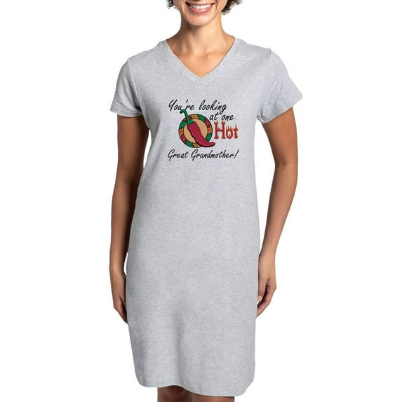 CafePress - One Hot Great Grandmother - Women's Nightshirt
