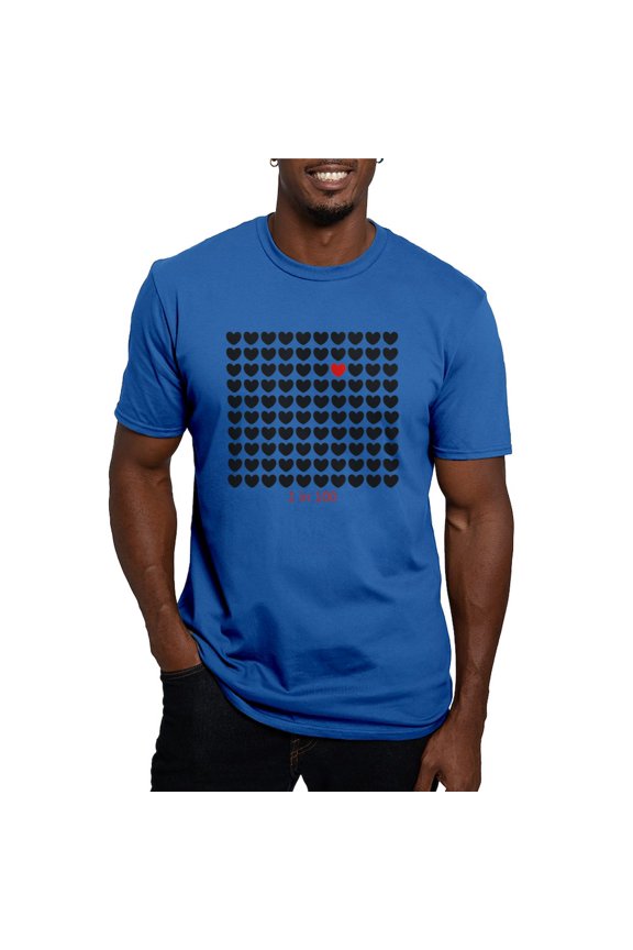 - One In One Hundred CHD Awareness T Shirt - Men's Fitted T-Shirt