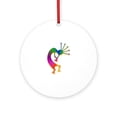 thumbnail image 1 of CafePress - One Kokopelli #31 -  Round Wood Ornament 4", 1 of 2