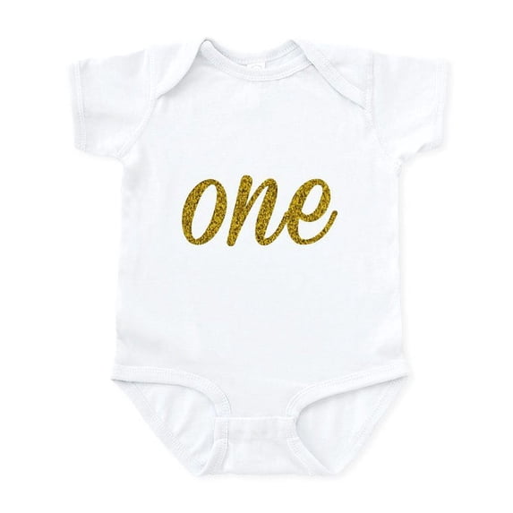 CafePress - One Script Body Suit - Baby Light Bodysuit, Size Newborn - 24 Months
