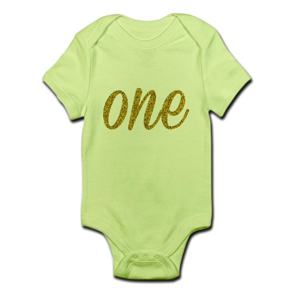 CafePress - One Script Body Suit - Baby Light Bodysuit