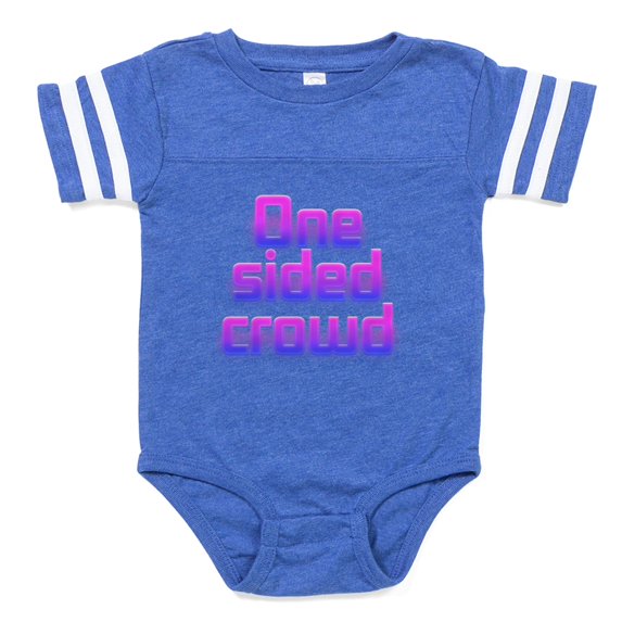CafePress - One Sided Crowd! - Cute Infant Baby Football Bodysuit