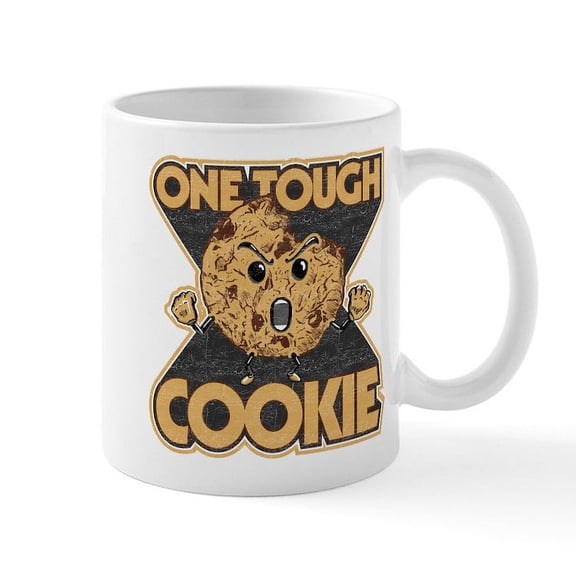 CafePress - One Tough Cookie - 11 oz Ceramic Mug - Novelty Coffee Tea Cup