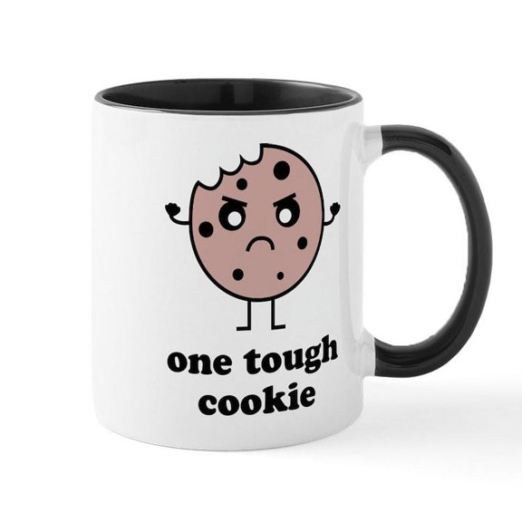 CafePress - One Tough Cookie Mug - 11 oz Ceramic Mug - Novelty Coffee Tea Cup