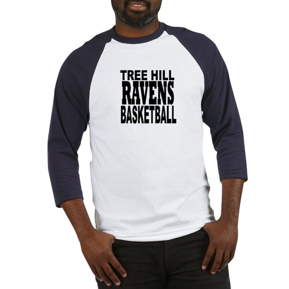 CafePress - One Tree Hill Ravens Baseball Jersey - Cotton Baseball Jersey, 3/4 Raglan Sleeve Shirt