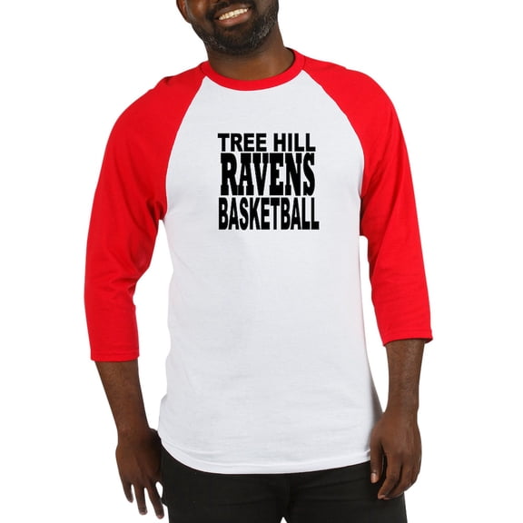 CafePress - One Tree Hill Ravens Baseball Jersey - Cotton Baseball Jersey, 3/4 Raglan Sleeve Shirt